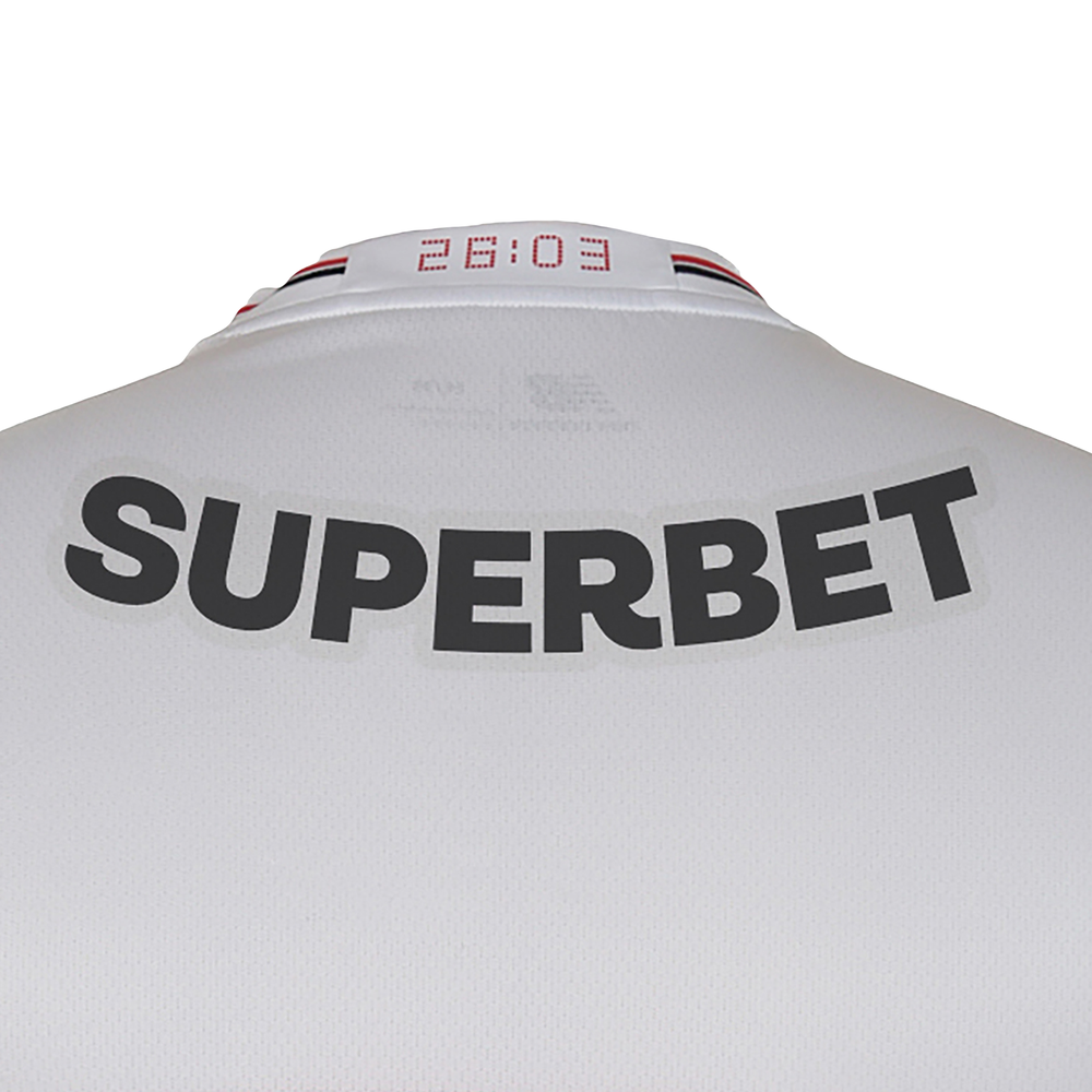 Férfi póló New Balance Sao Paulo FC MT831834HME – fehér