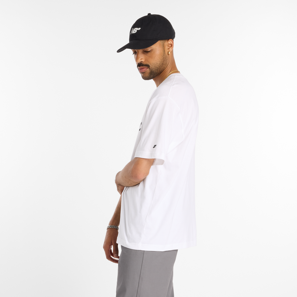 Férfi póló New Balance Numeric MT53704WT – fehér