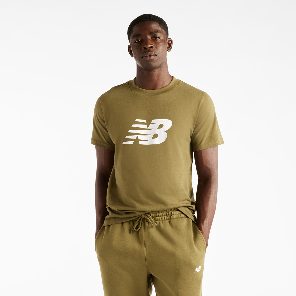 Férfi póló New Balance MT43906AAO – bézs