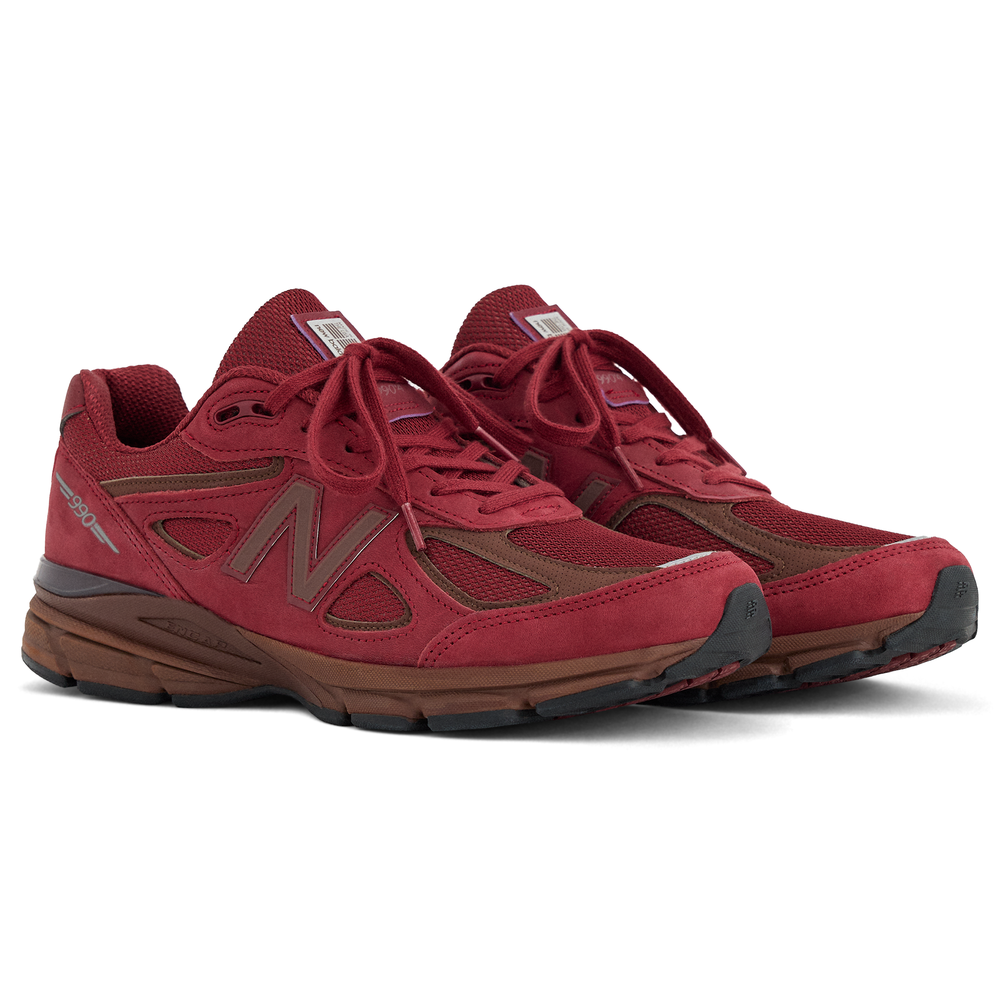 Unisex cipő New Balance U990BR4 – bordó
