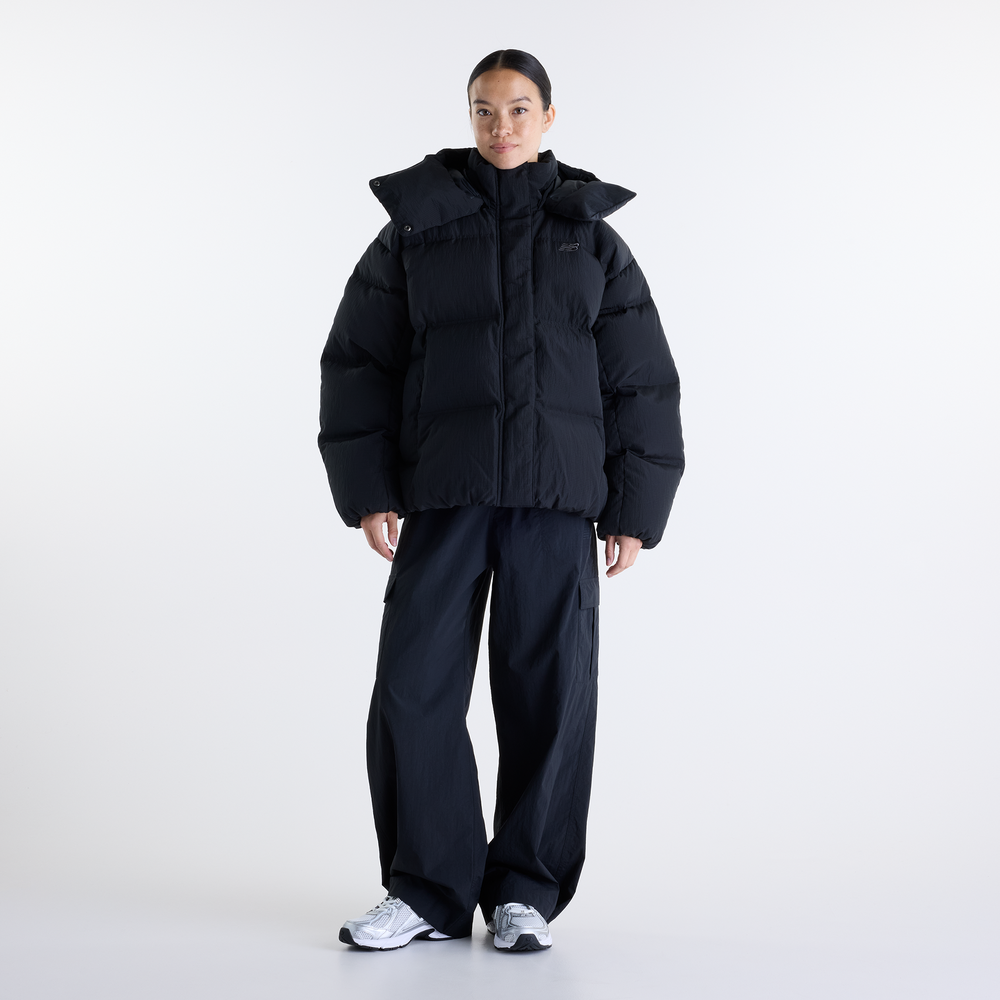 Női kabát New Balance Premium Puffer – fekete