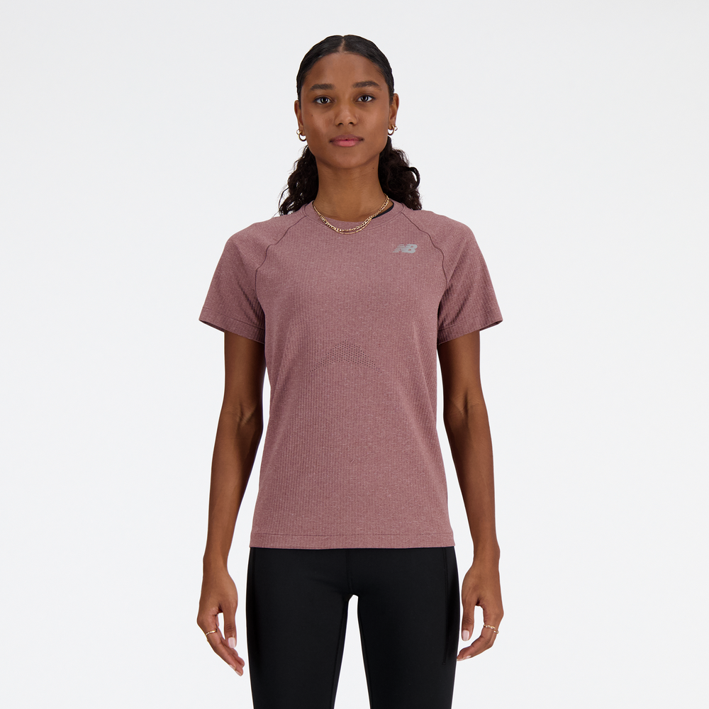 Női póló New Balance WT41123LRC – rózsaszín