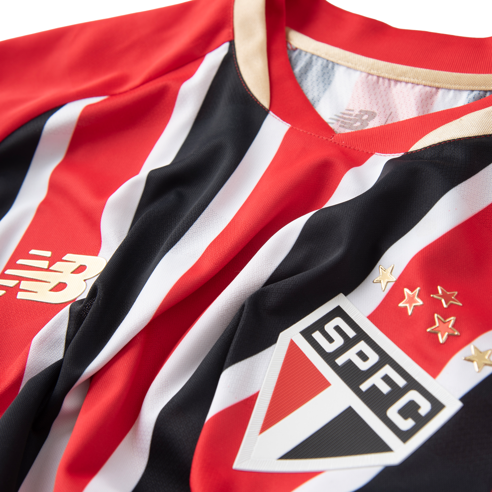 Férfi póló New Balance Sao Paulo FC MT831835AWY – piros