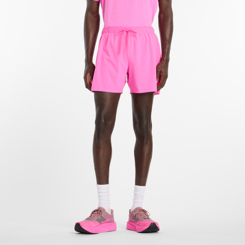 Férfi futónadrág New Balance MS41286AAB – rózsaszín