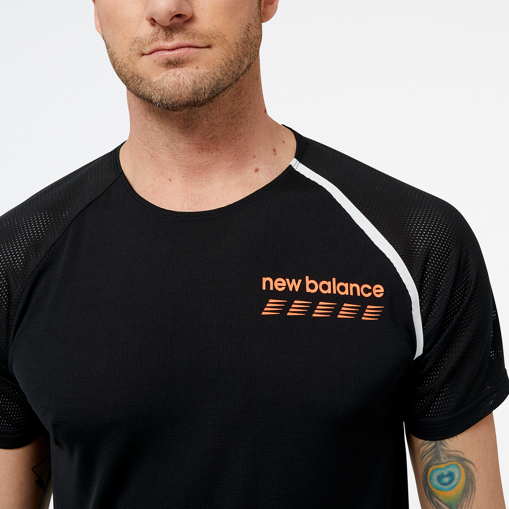 Férfi póló New Balance MT31241BK – fekete