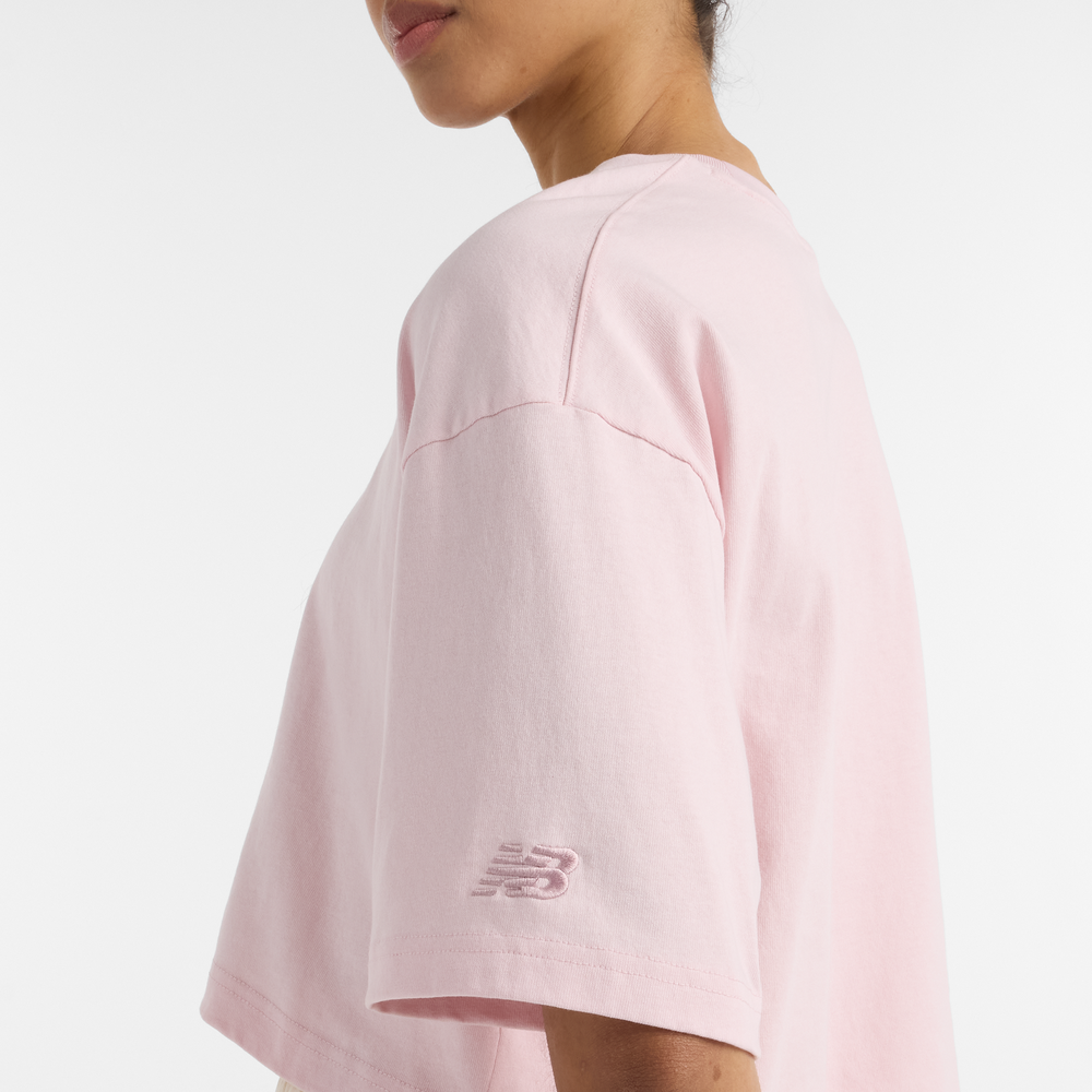 Női póló New Balance WT51935RSG – rózsaszín