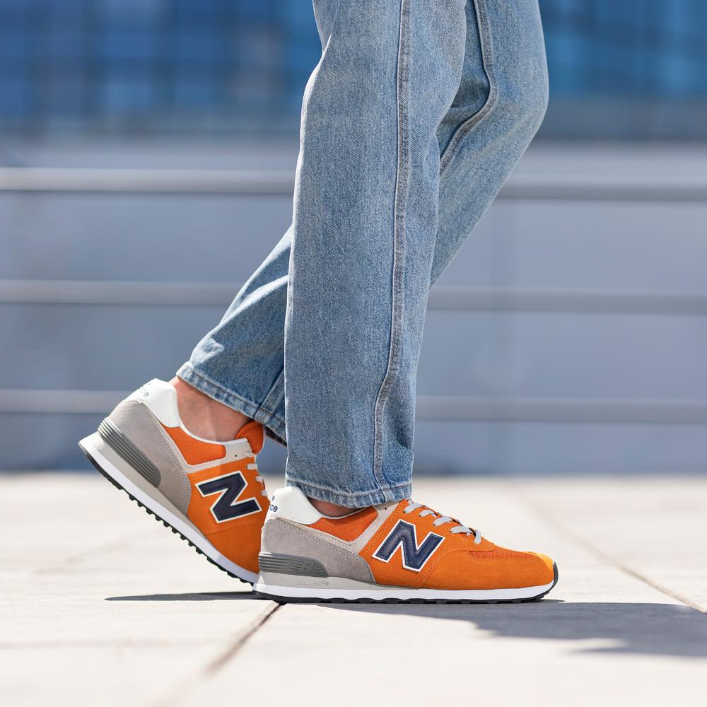 Férfi cipő New Balance ML574HJ2 – narancssárga
