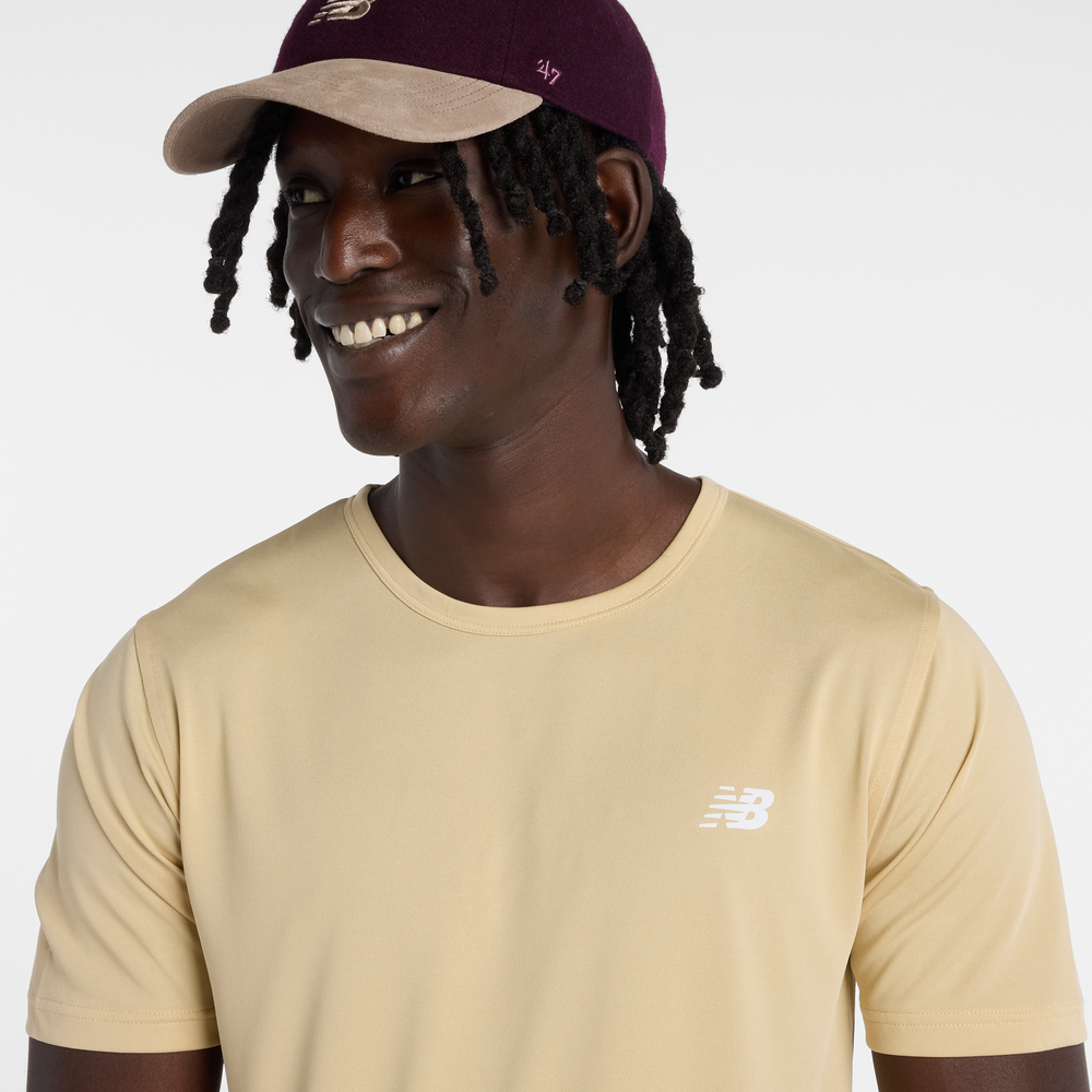 Férfi futópóló New Balance MT61O0U4ABC – sárga