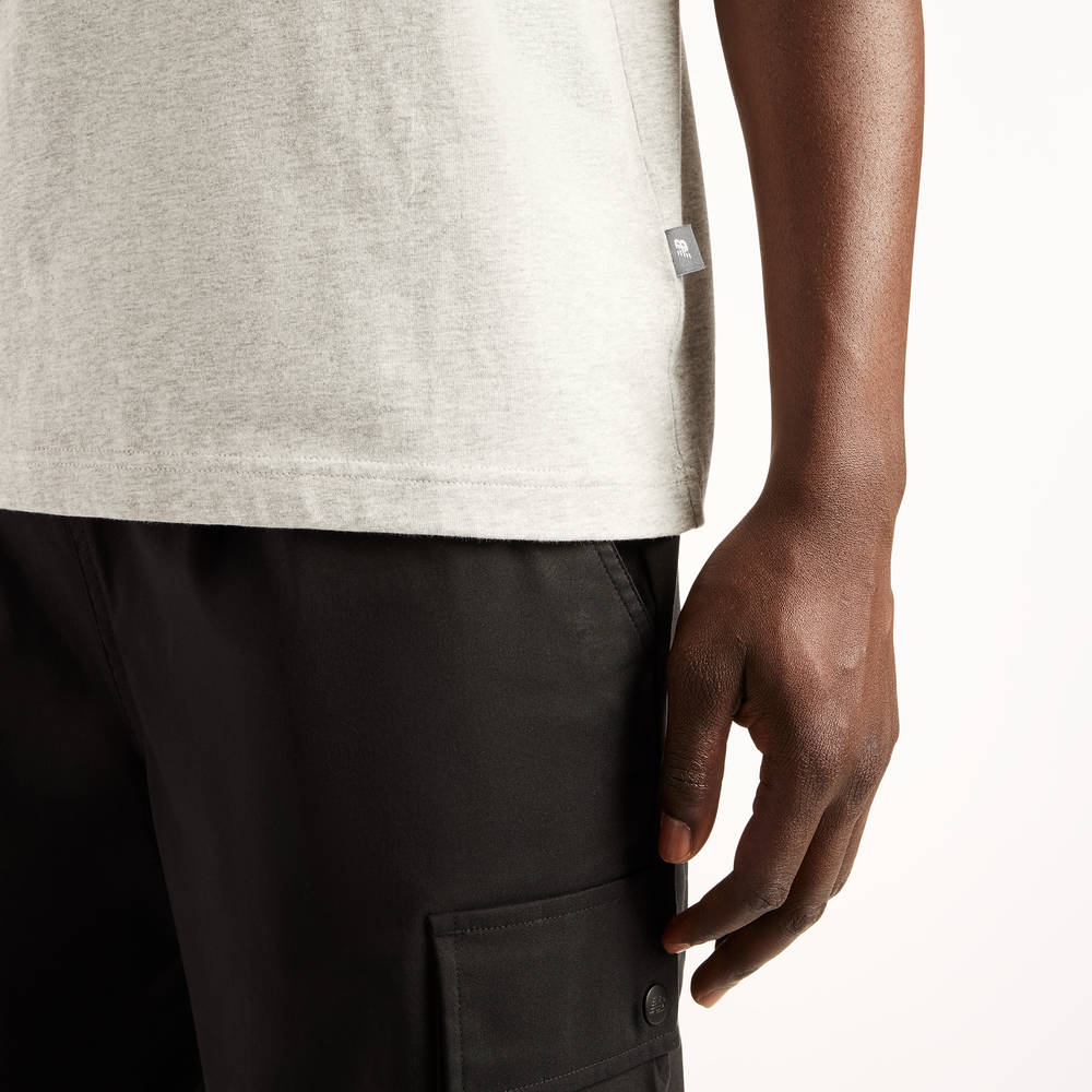 Férfi póló New Balance Woven Label – szürke