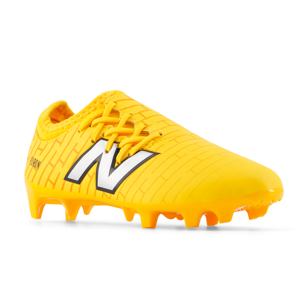 Gyermek focicipő New Balance FURON V7+ DISPATCH JNR FG SJF3FZ75 – sárga