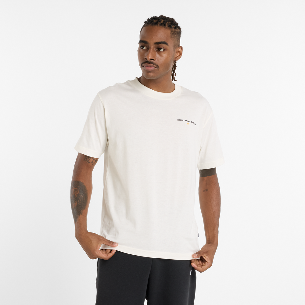Férfi futópóló New Balance MT51507SST – fehér