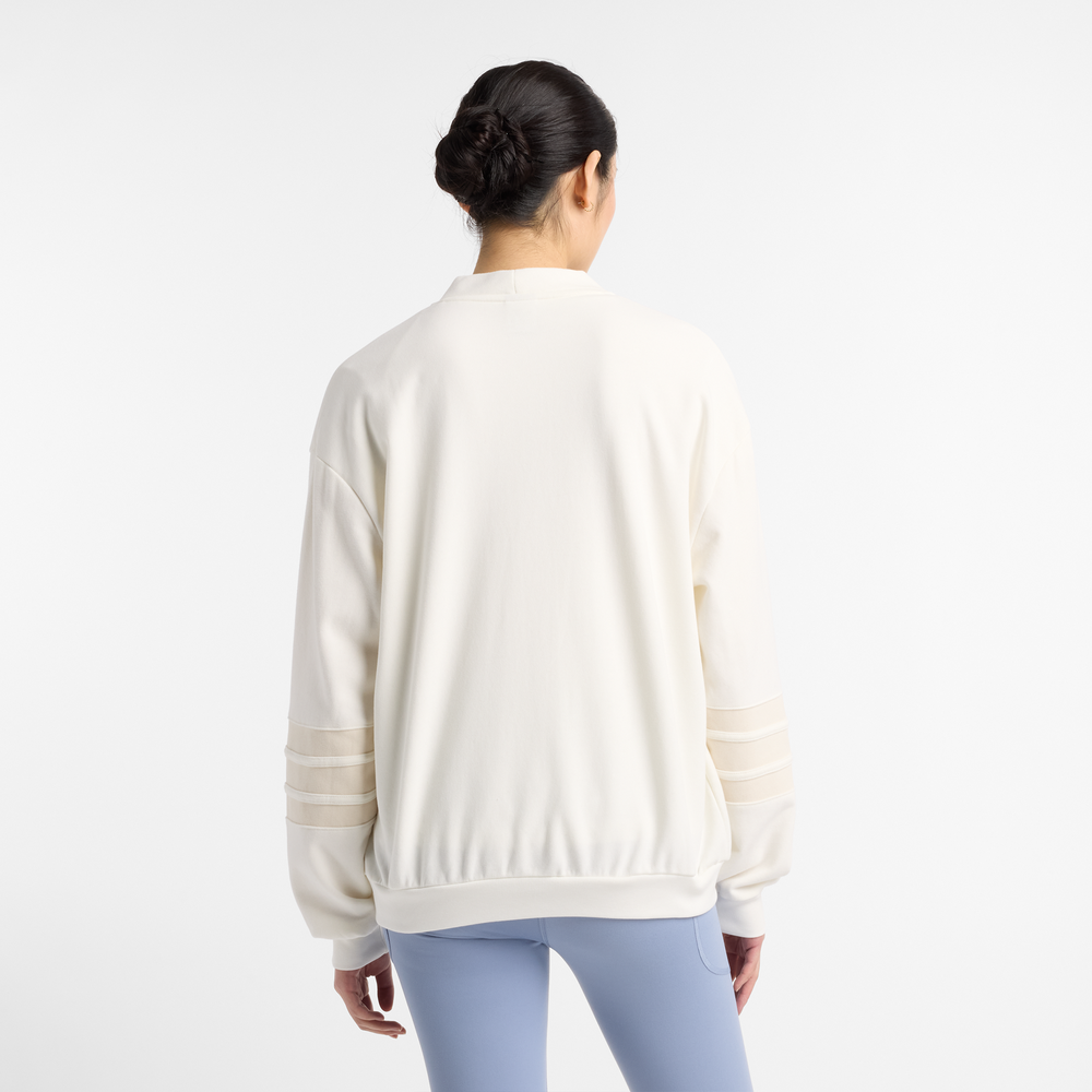 Női kardigán New Balance WT51515SST – bézs