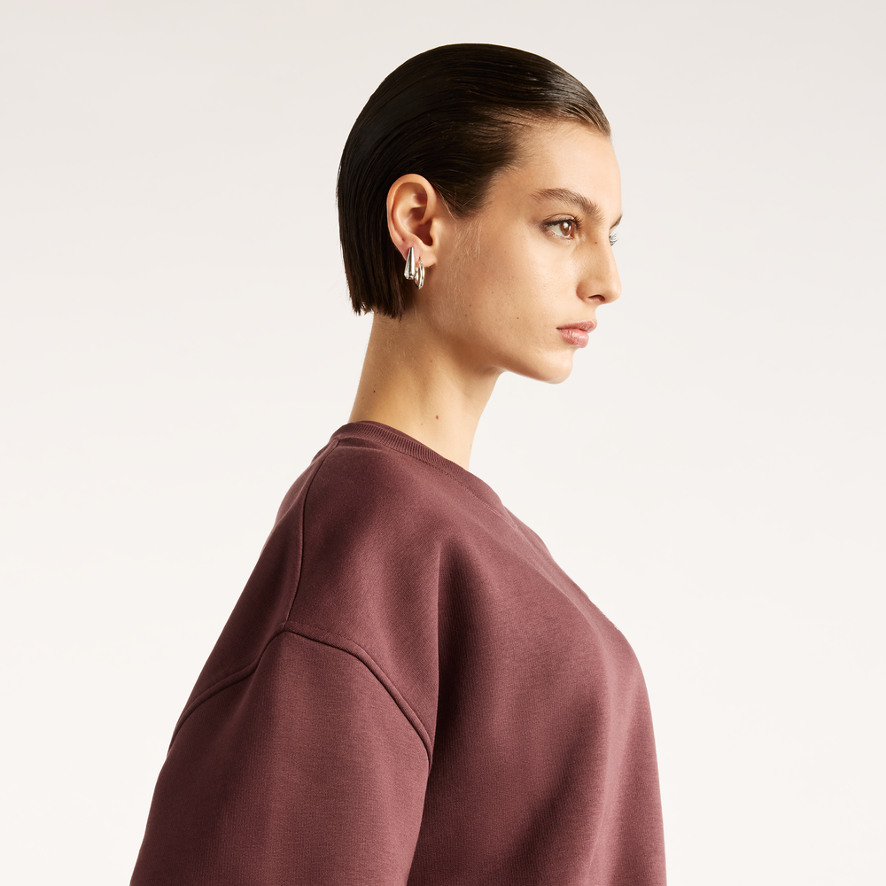 Női felső New Balance Trackside – bordó