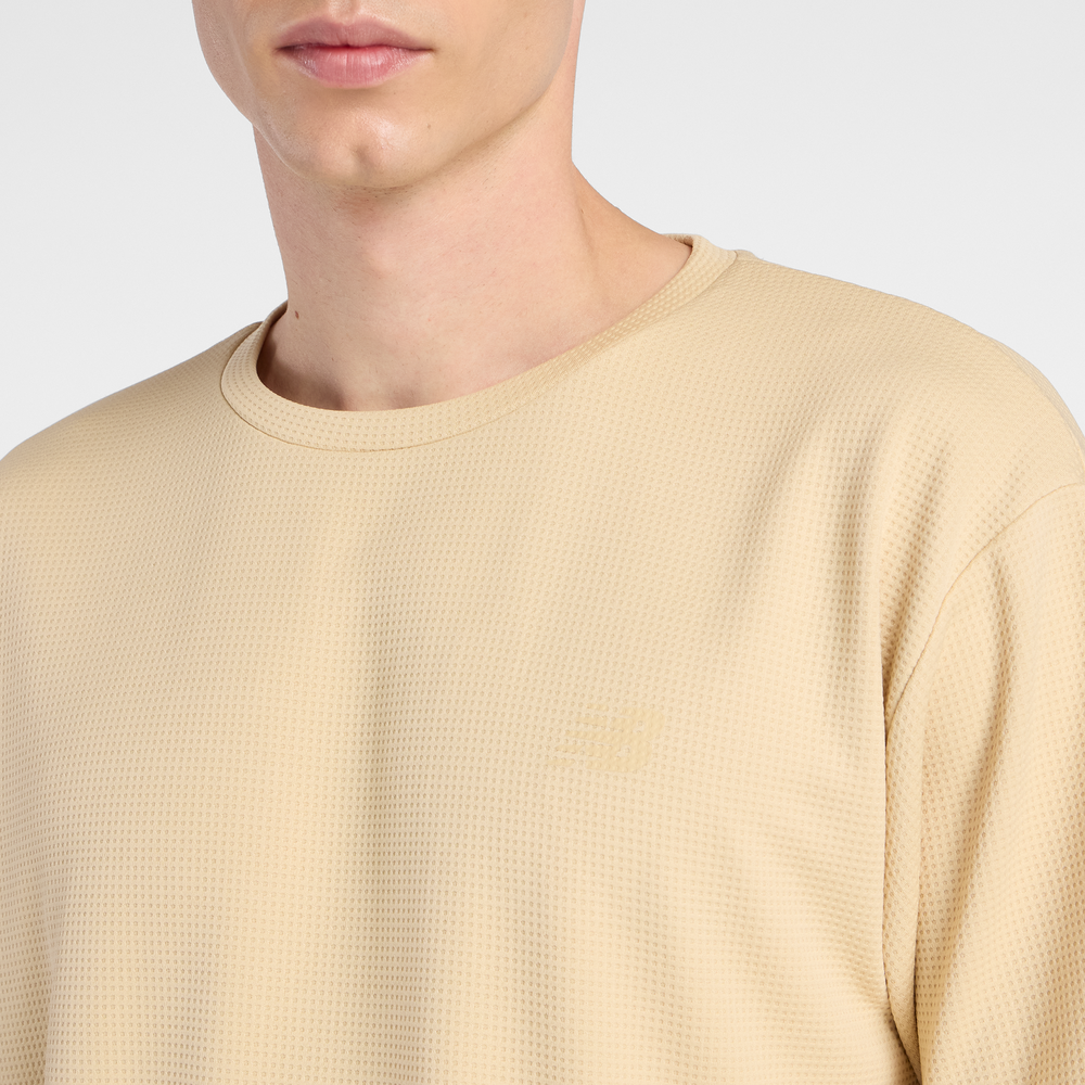 Férfi futópóló New Balance MT6100FRABC– sárga