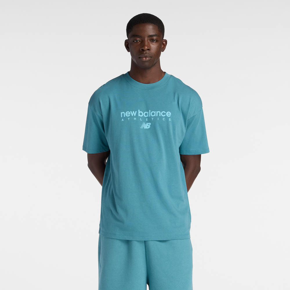 Férfi póló New Balance MT61D0U5AAZ – kék