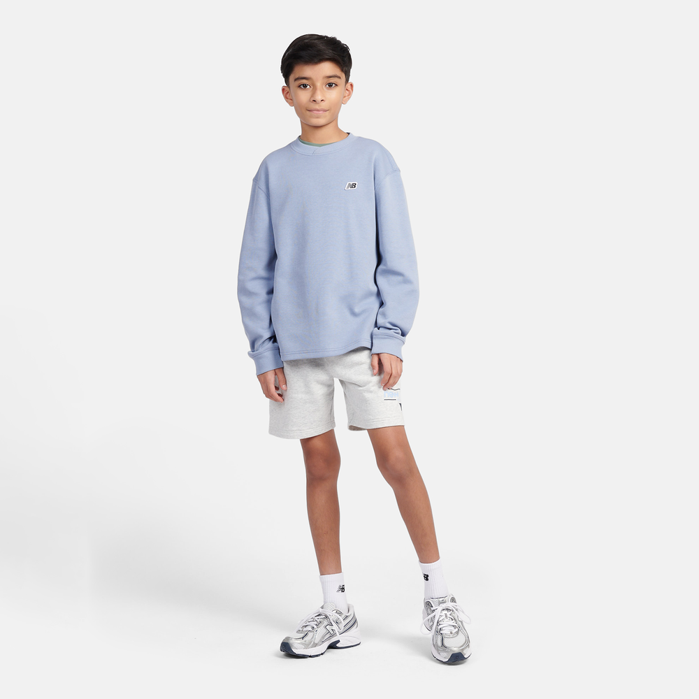 Gyerek pulóver New Balance LAKB0193DUS – kék