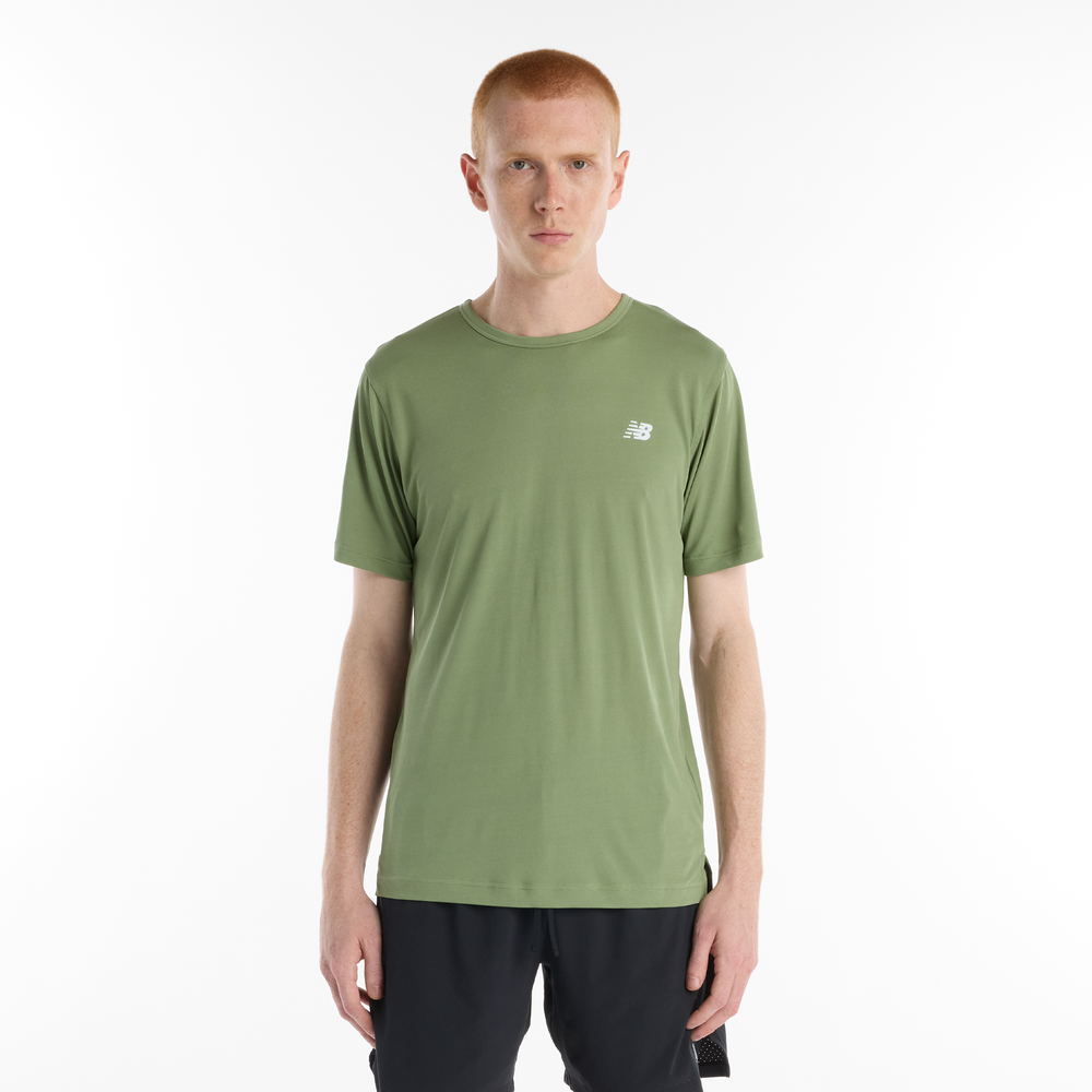 Férfi futópóló New Balance MT61O0U4AAR – zöld