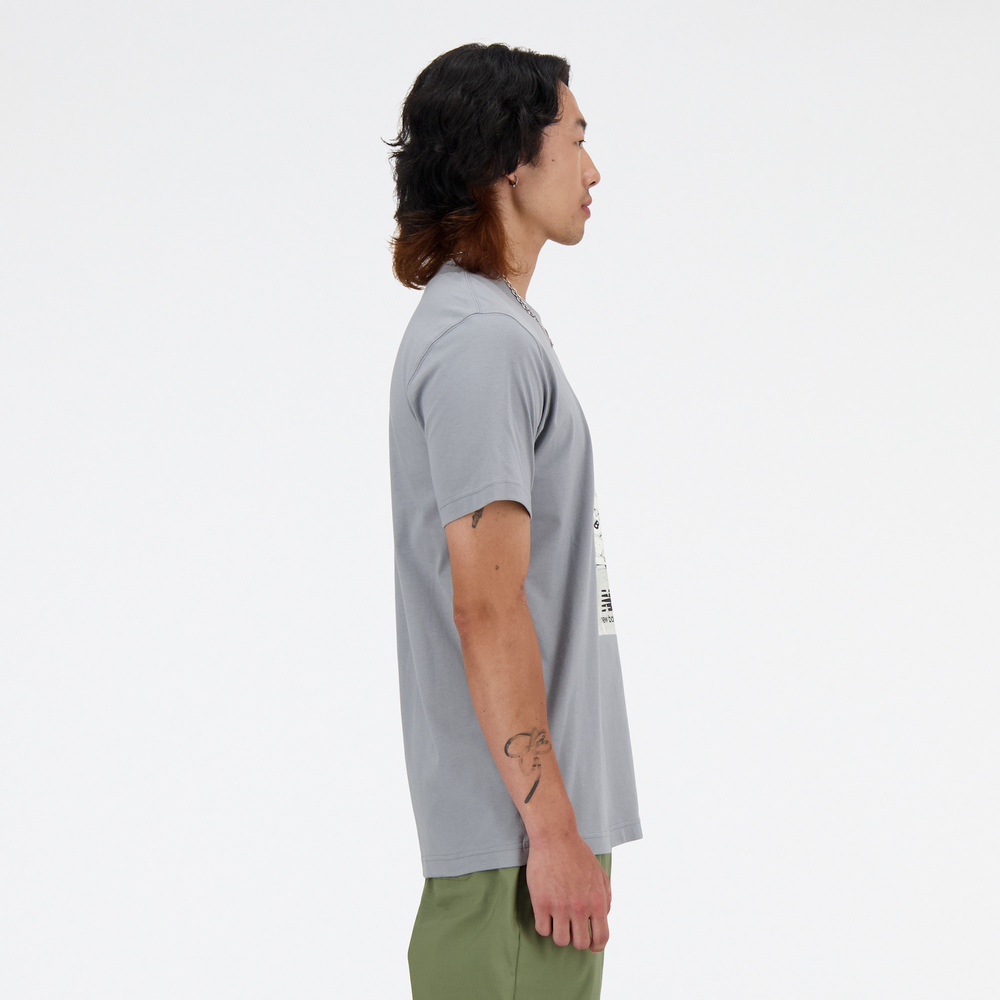 Férfi póló New Balance MT41595YST – szürke