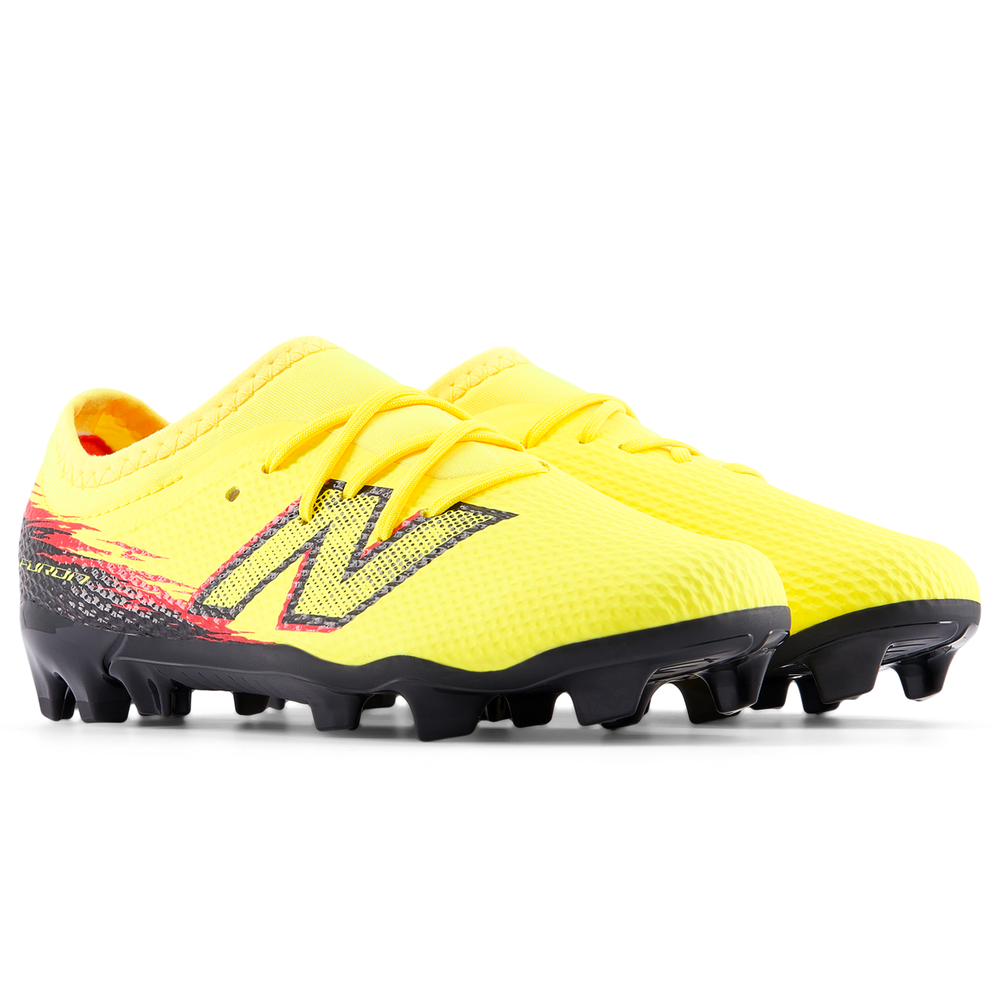 Gyermek focicipő New Balance FURON TEAM JNR FG V8 YF3F9FC – sárga