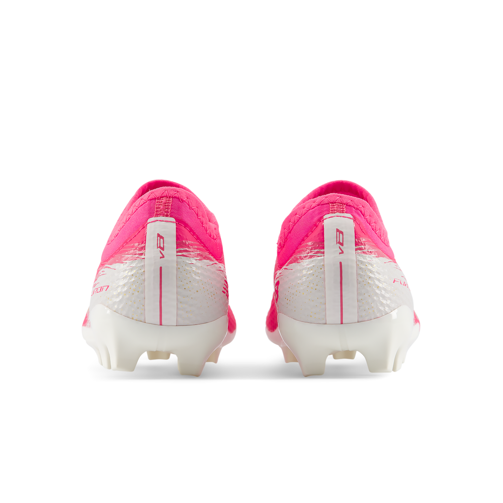 Gyermek focicipő New Balance FURON TEAM JNR FG V8 YF3F6WF – rózsaszín