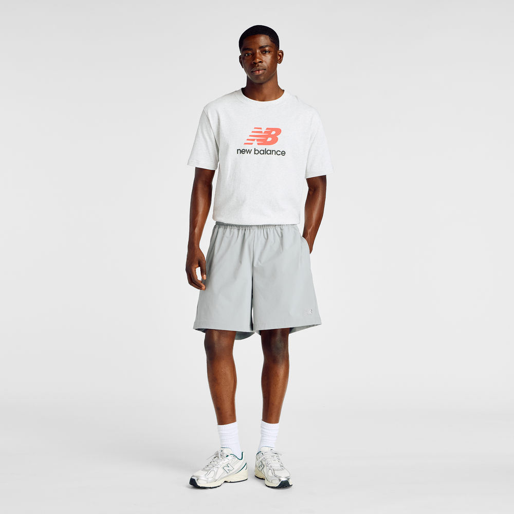 Férfi futónadrág New Balance MB6174CDYST – szürke