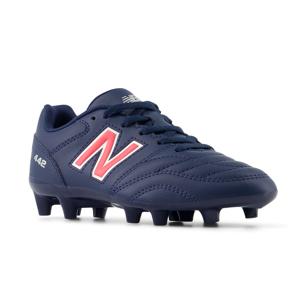 Gyermek focicipő New Balance 442 ACADEMY JNR FG V2 JS43FMP2 – sötétkék