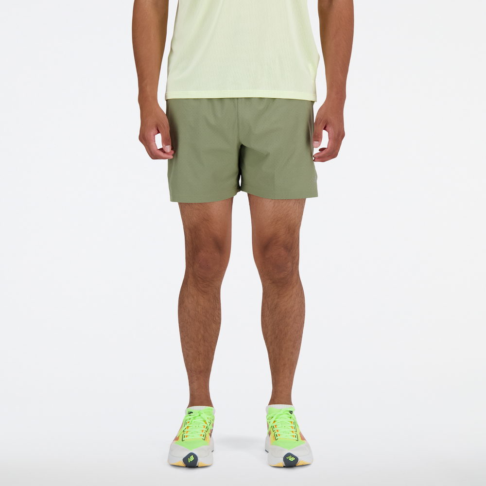 Férfi futónadrág New Balance MS41286DEK – zöld