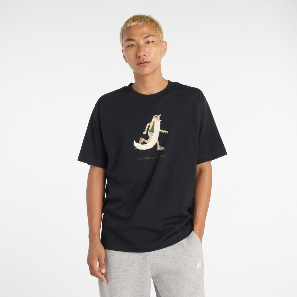Férfi póló New Balance MT53941BK – fekete