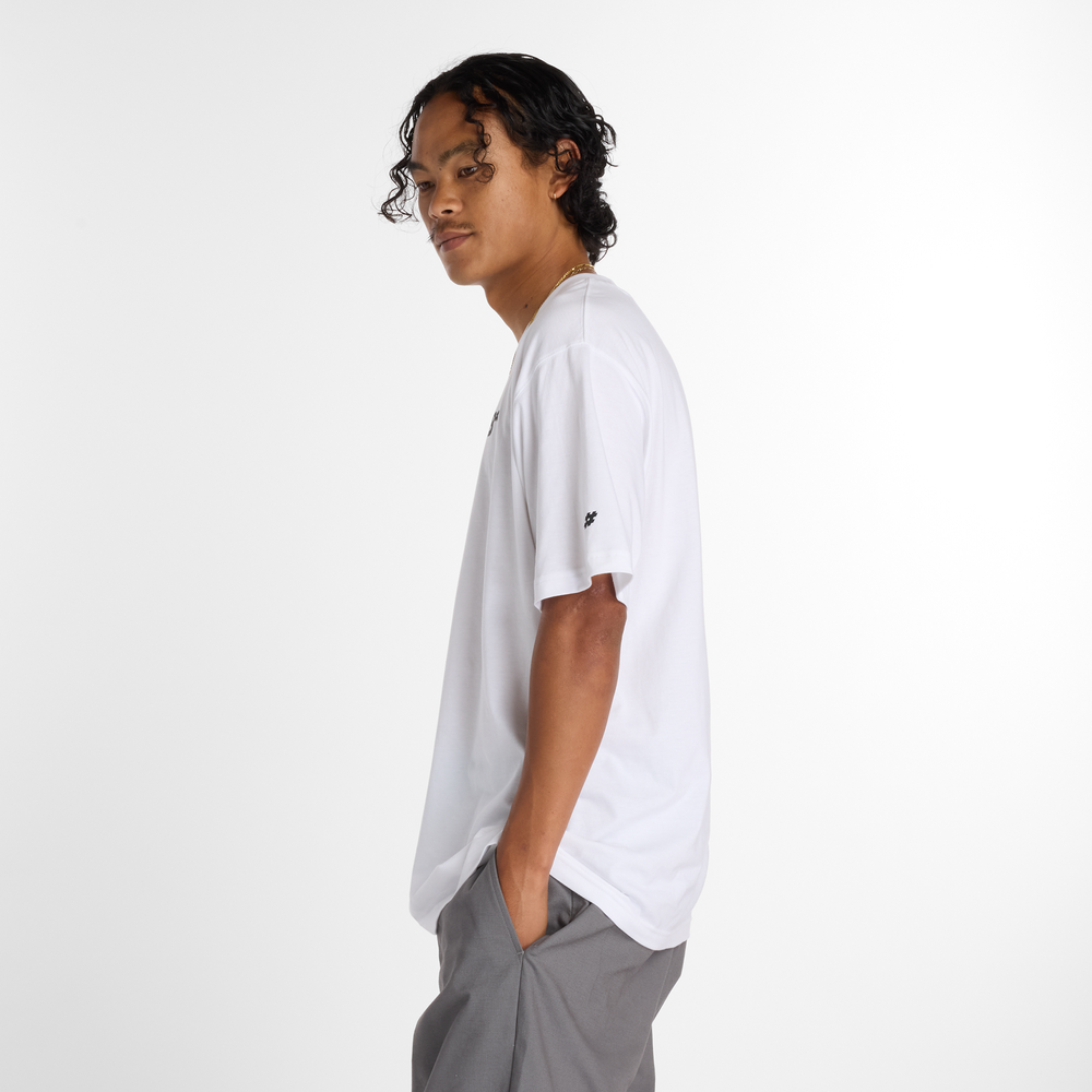 Férfi póló New Balance Numeric MT53706WT – fehér