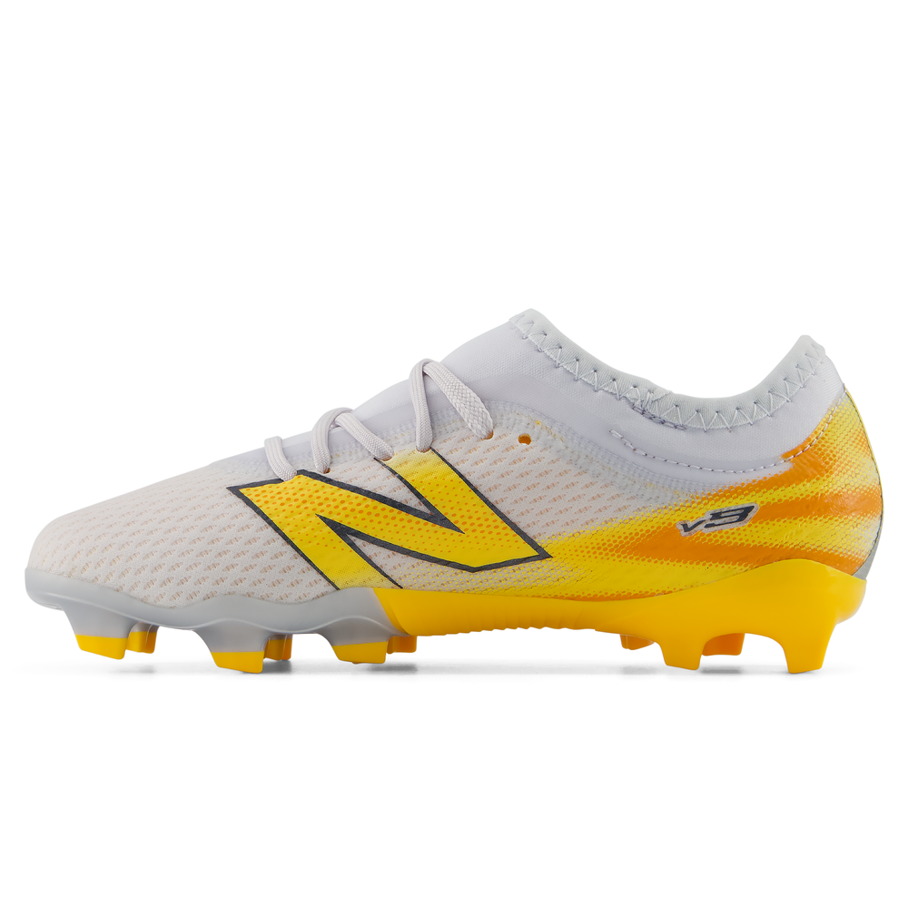 Gyermek focicipő New Balance FURON TEAM JNR FG V9 YF3F96W – narancssárga