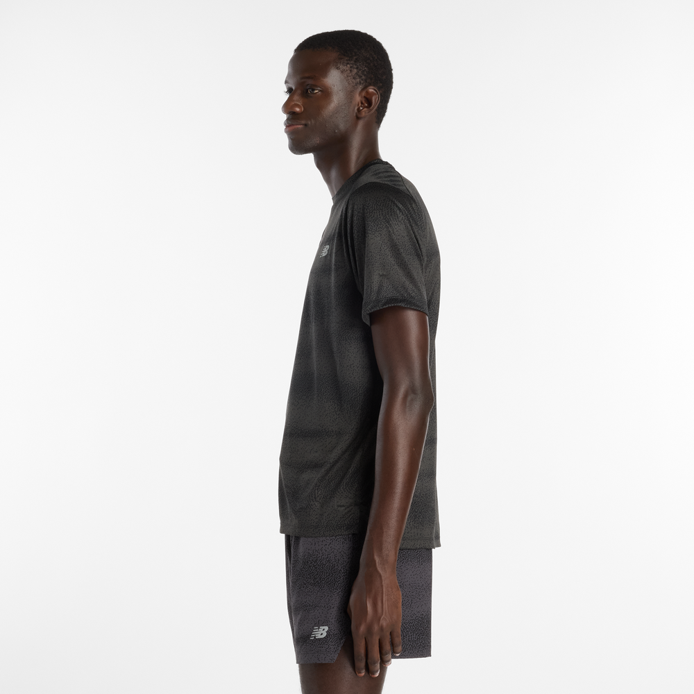 Férfi futópóló New Balance MT61G4S7BGR – fekete