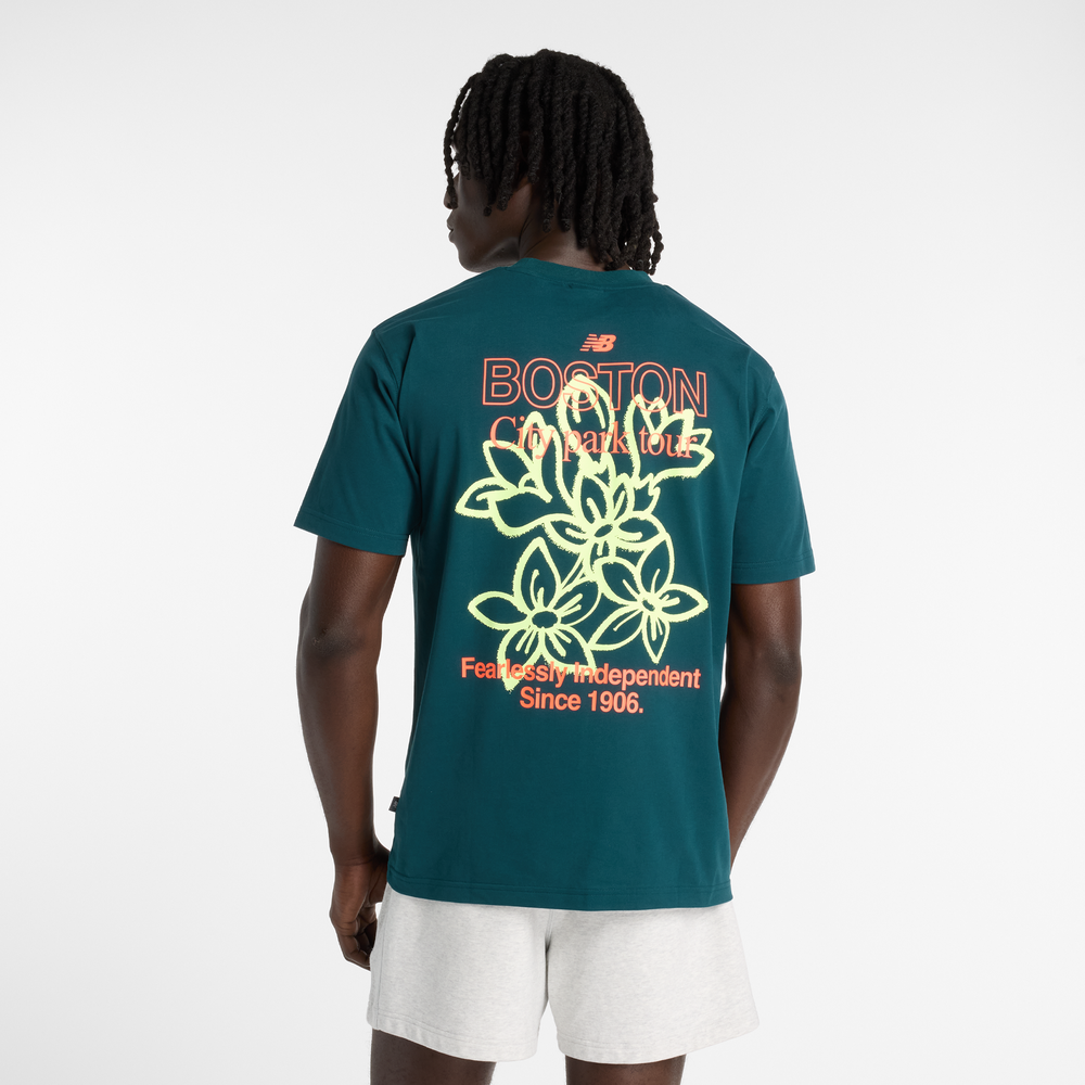 Férfi póló New Balance MT61T0QMAAV – zöld