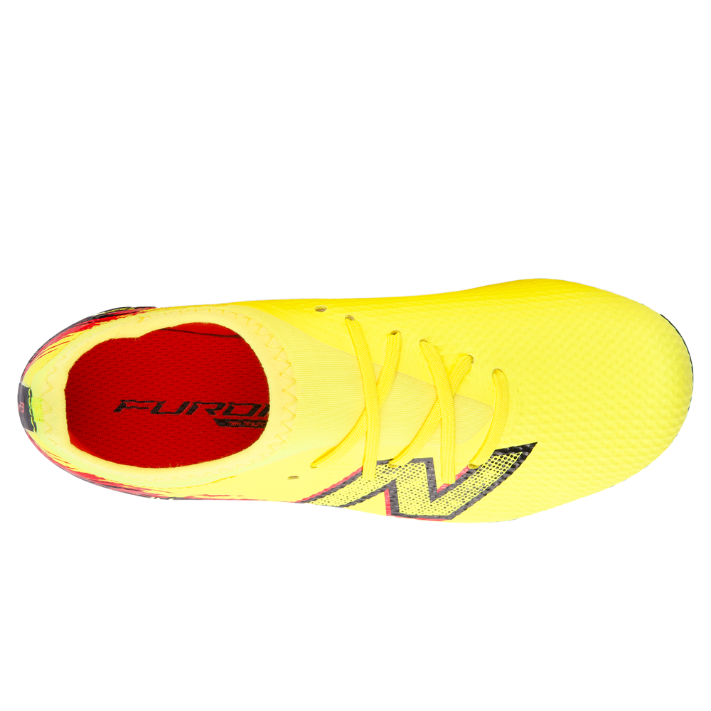 Gyermek focicipő New Balance FURON TEAM JNR FG V8 YF3F9FC – sárga