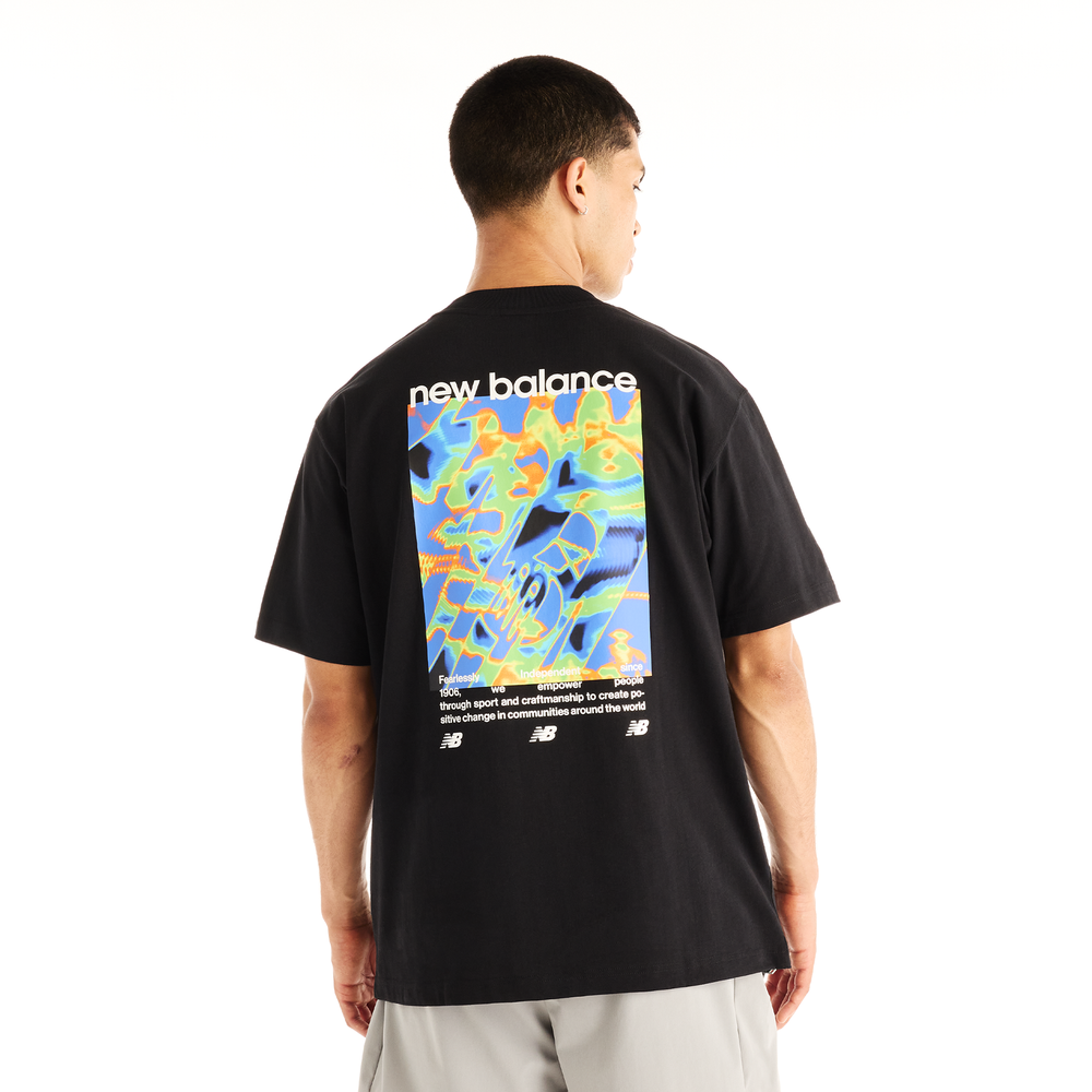 Férfi póló New Balance Heat Map Forward Thinker – fekete