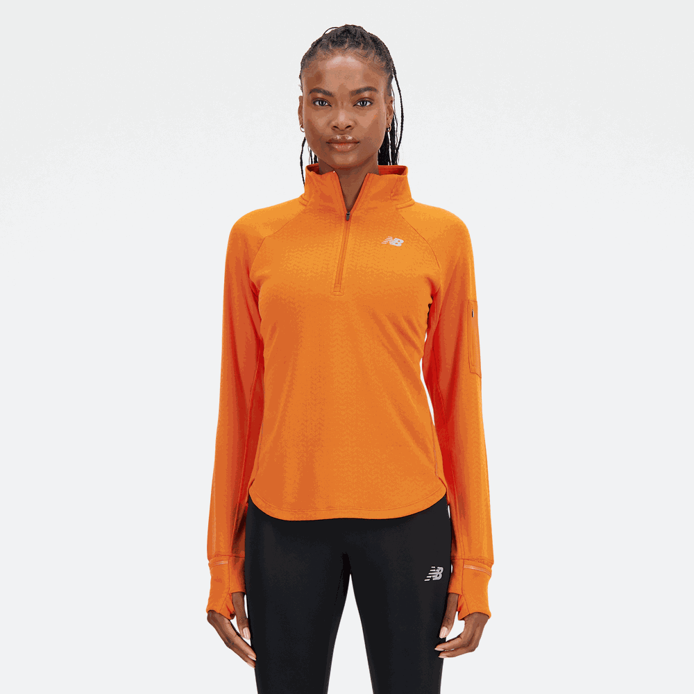 Női felső New Balance WT23252CEN – narancssárga
