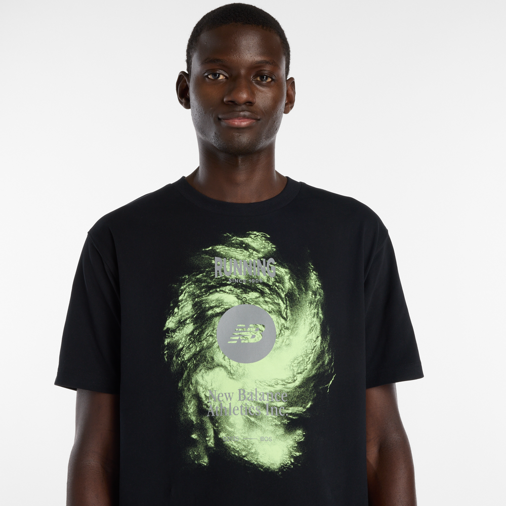 Férfi póló New Balance MT6164W1BK – fekete