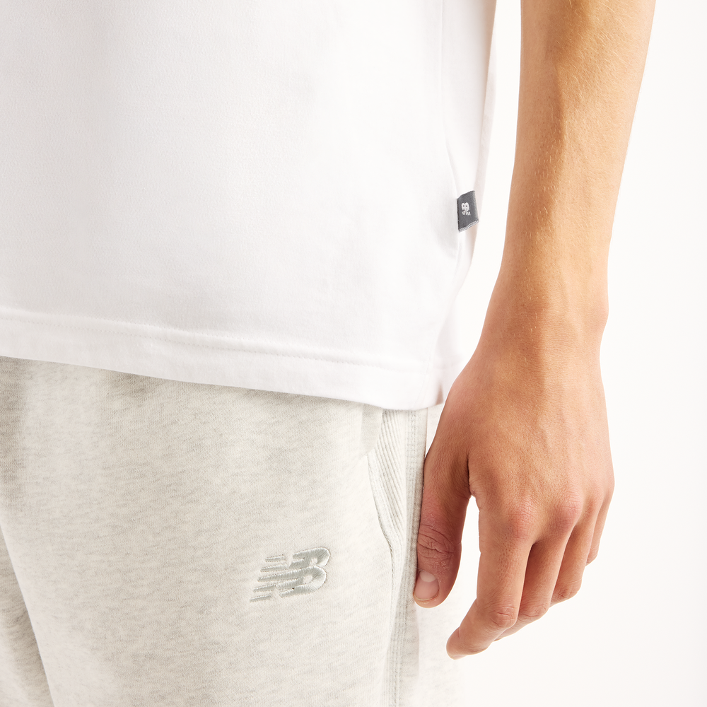 Férfi póló New Balance Woven Label – fehér
