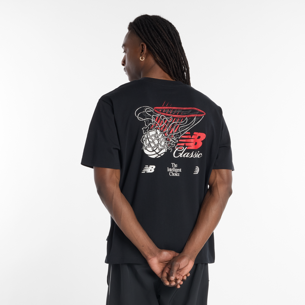 Férfi póló New Balance MT53610BK – fekete