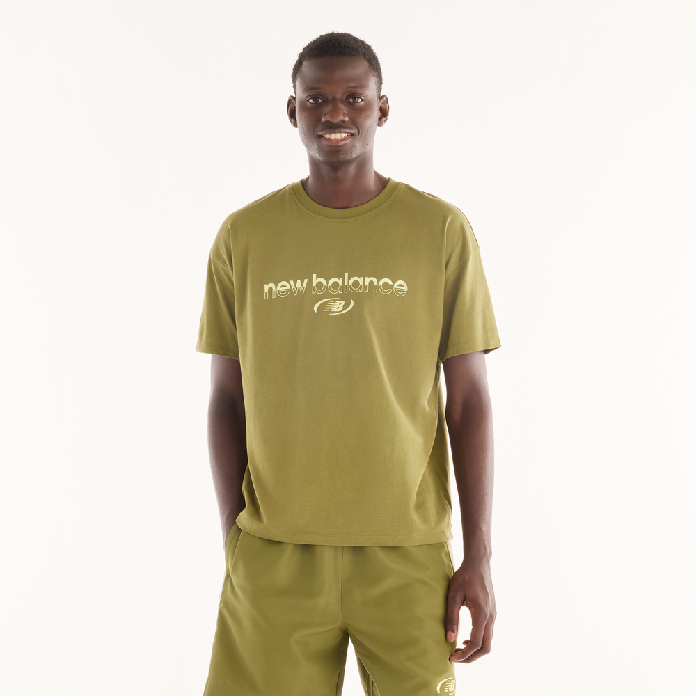 Férfi póló New Balance MT6279IZGEE – zöld
