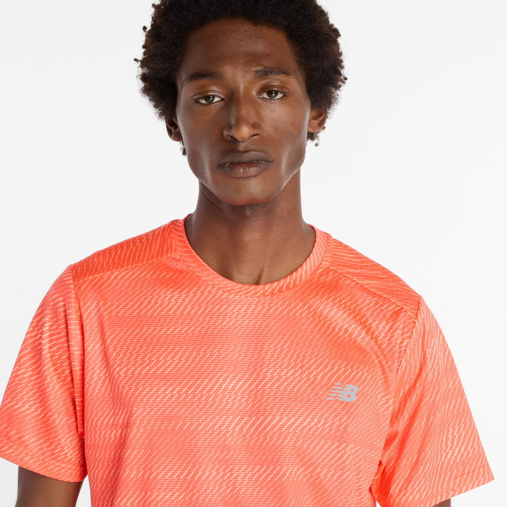 Férfi futópóló New Balance MT53217URR – narancssárga