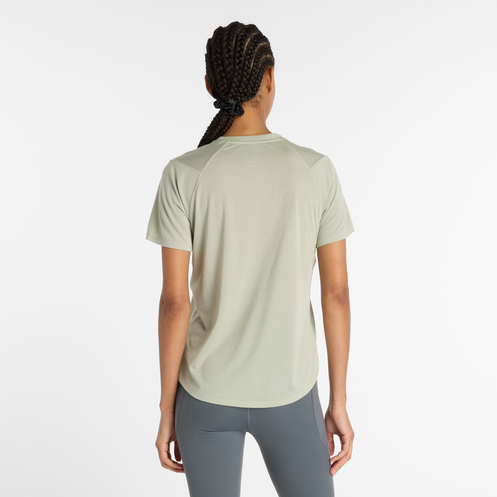 Női póló New Balance WT41253GSH – zöld