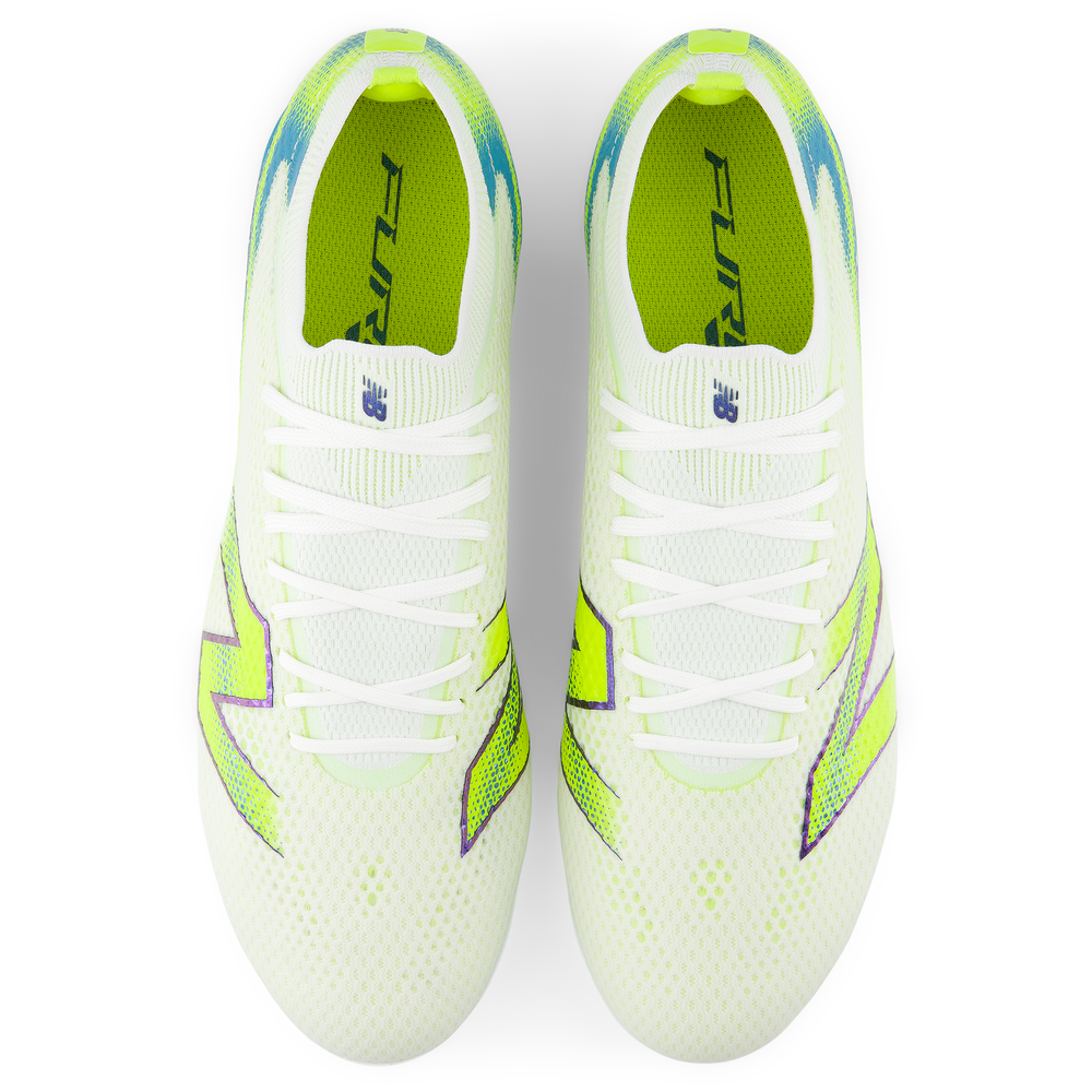 Férfi focicipő New Balance FURON PRO FG V9 UF2F2D2 – fehér