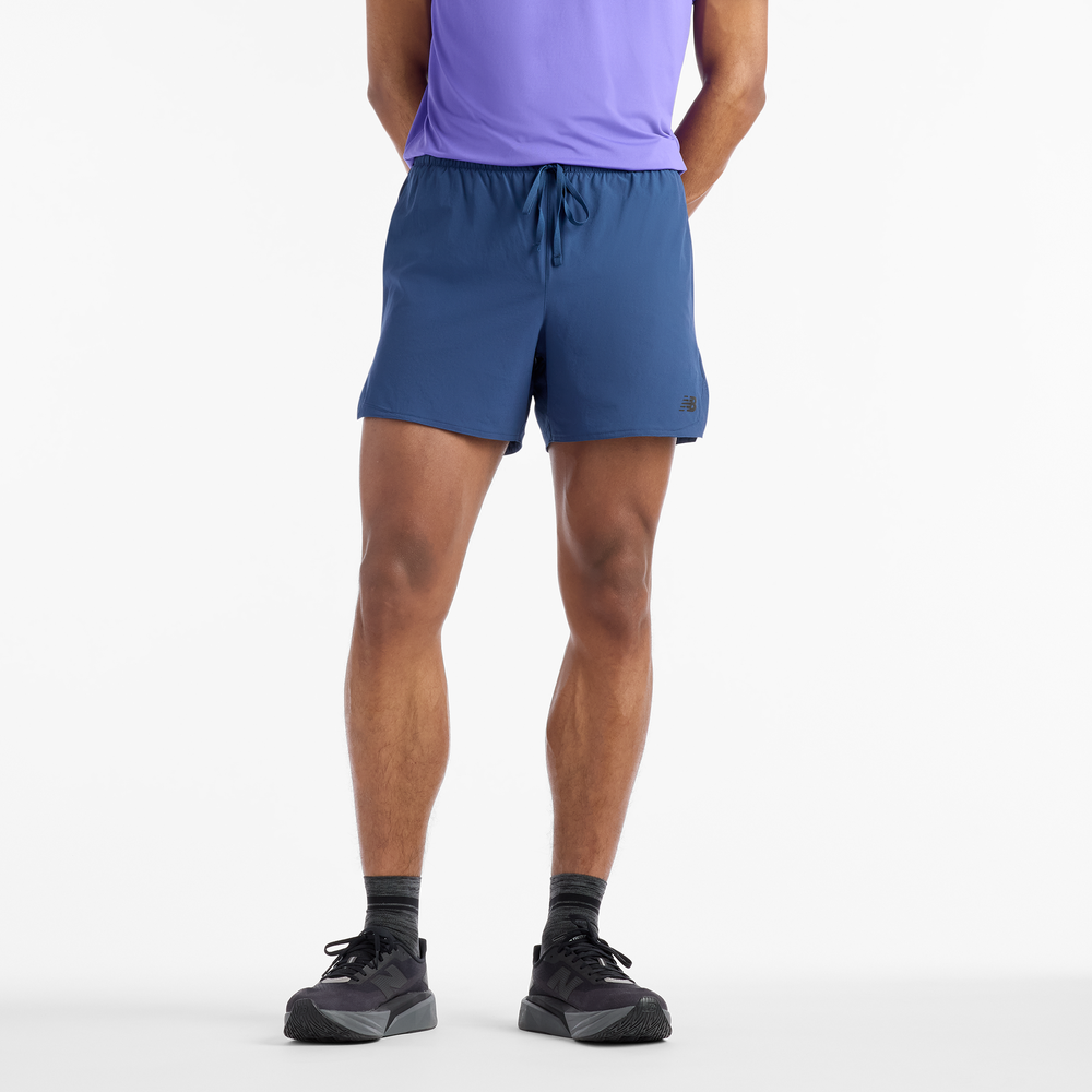 Férfi futónadrág New Balance MB6180TANNY – kék