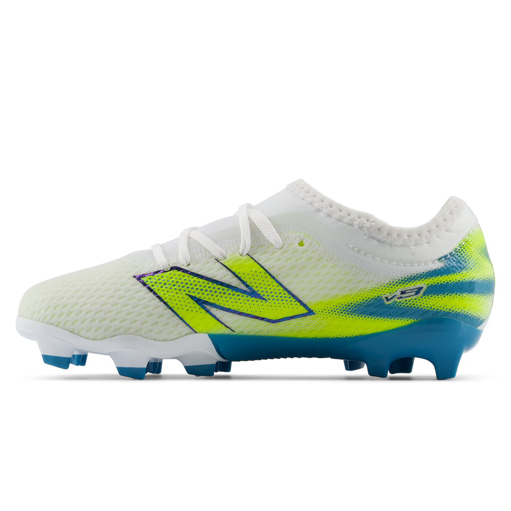 Gyermek focicipő New Balance FURON TEAM JNR FG V9 YF3F3V9 – fehér