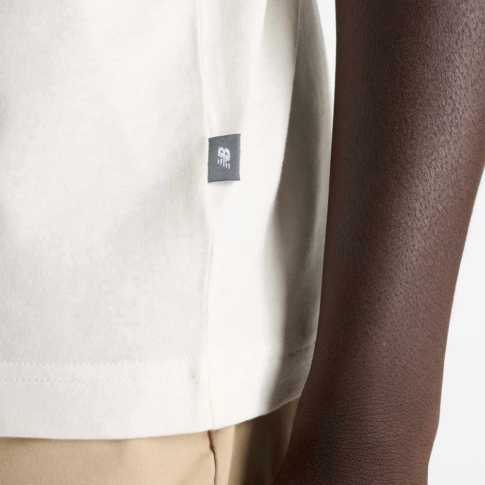 Férfi futópóló New Balance MT51924SST – fehér