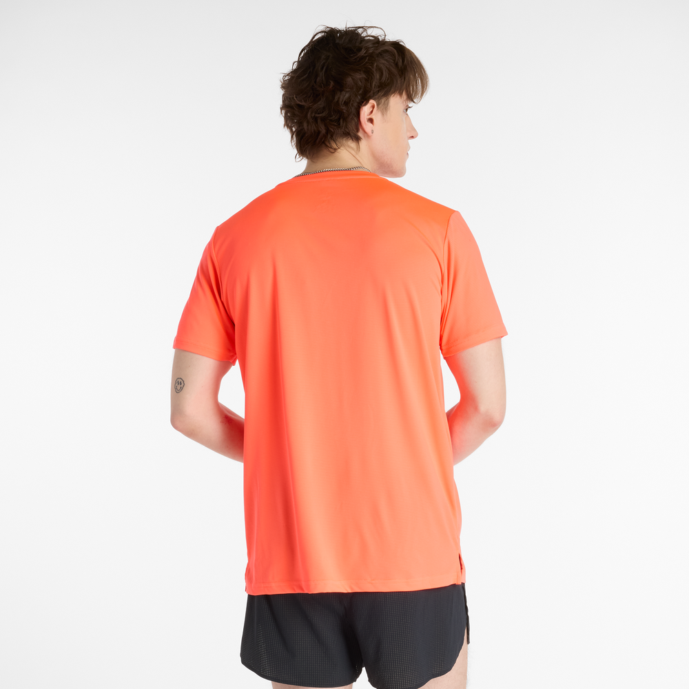 Férfi futópóló New Balance MT41222URR – narancssárga