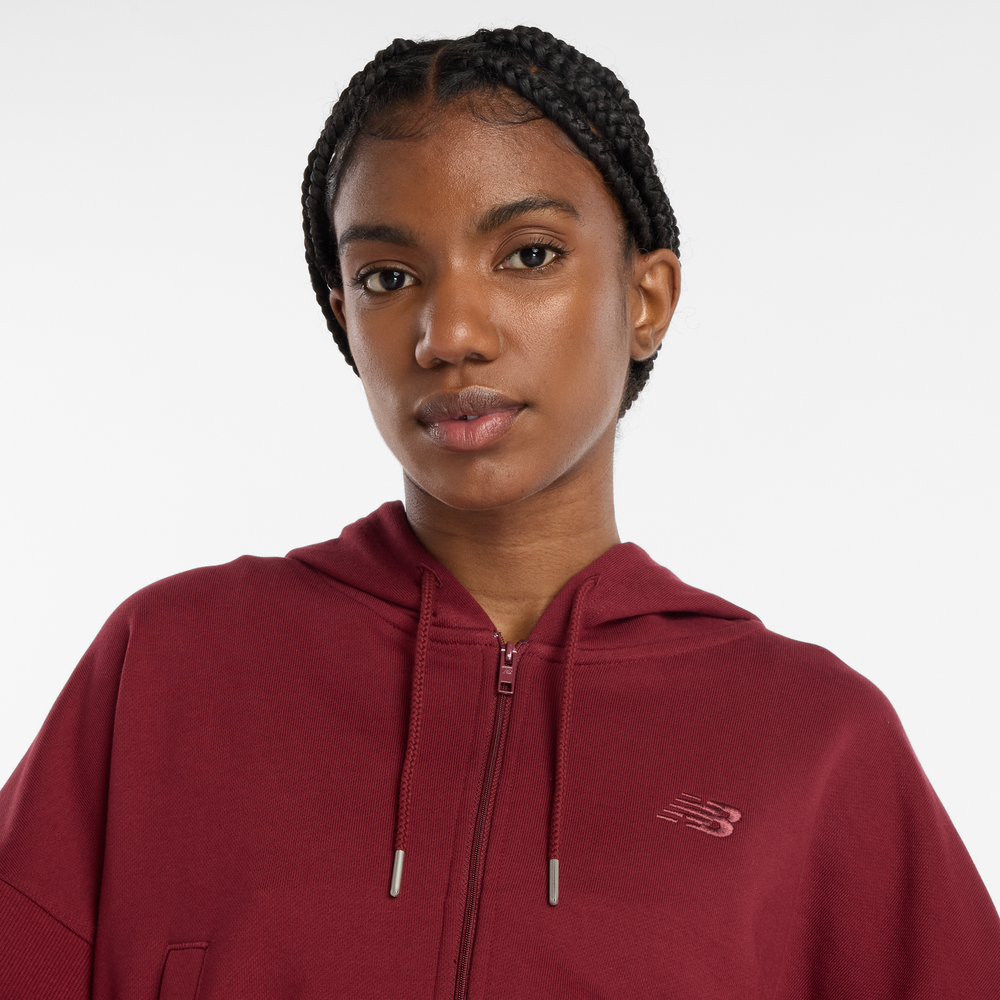 Női felső New Balance WJ51506MHB – bordó