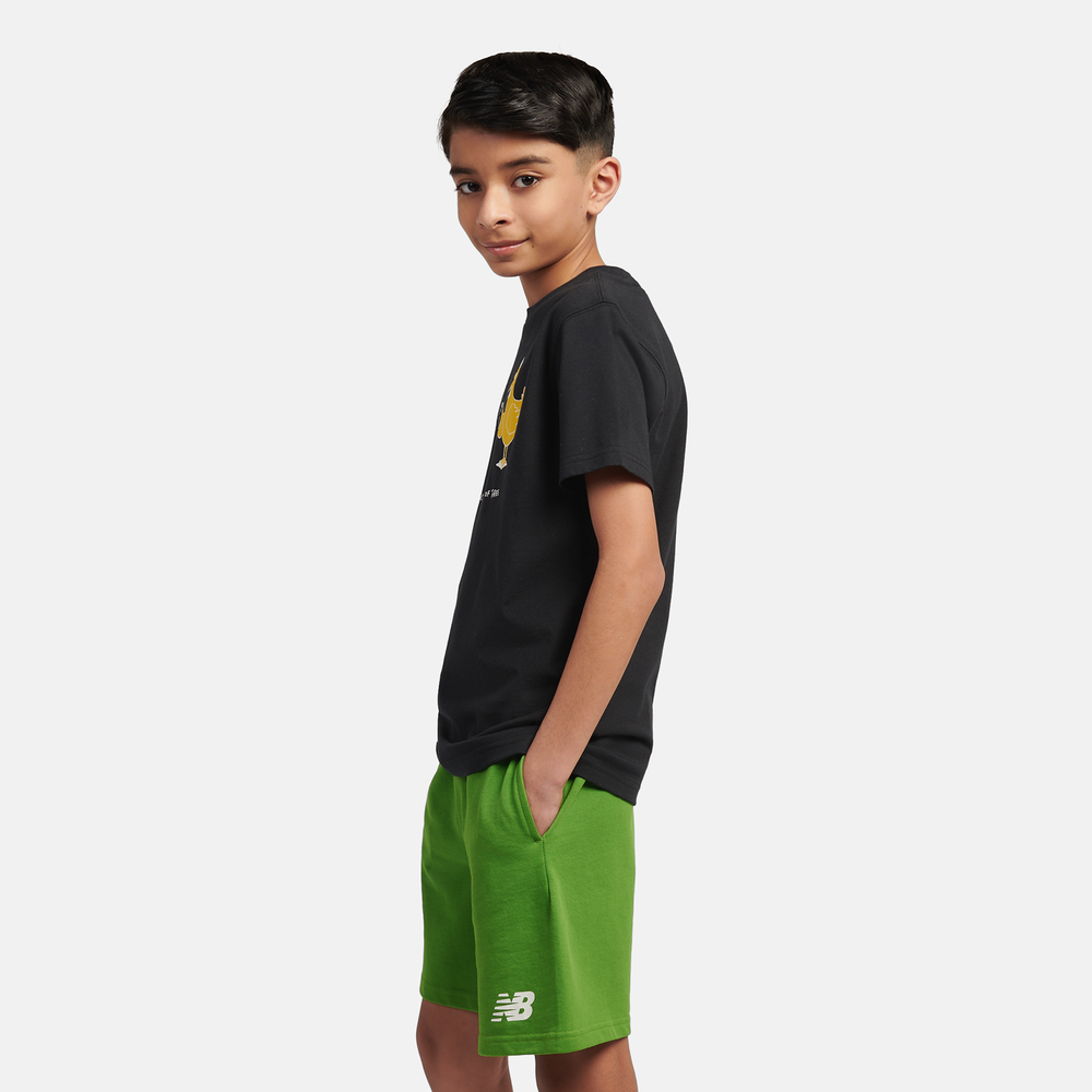 Gyerek póló New Balance LAKB0257BK – fekete