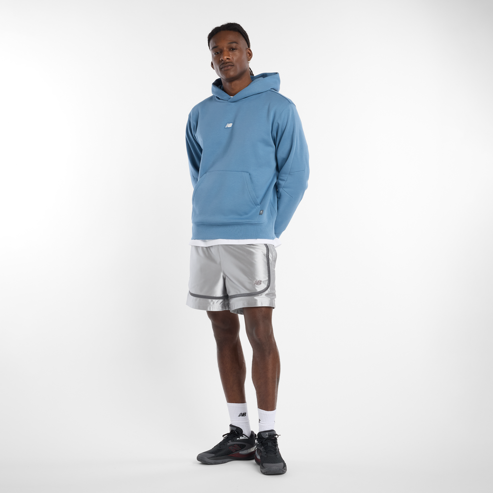 Férfi futónadrág New Balance MS51608RCD – ezüst