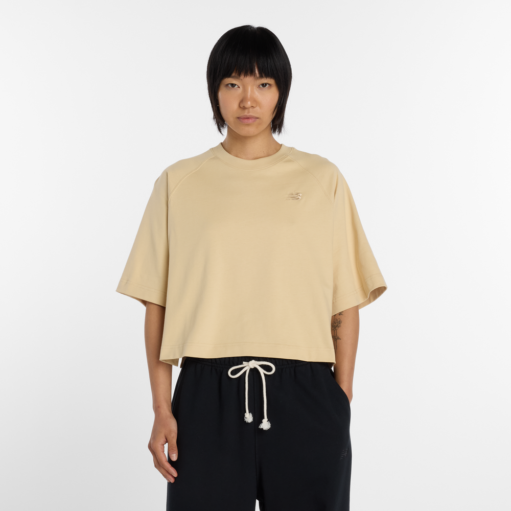 Női póló New Balance WT6147DDABC – sárga